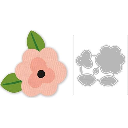 2020 Hot New DIY Plant Flower Leaf Layering Embossing Metal Cutting Dies Foil and Scrapbooking For Card Making Crafts no stamps