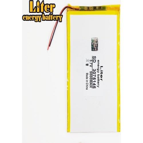3.7V,5000mAH,3075145 Polymer lithium ion / Li-ion battery for Tablet PC Battery