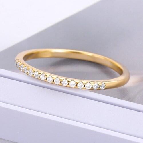 Love Cute Wedding Engagement Round Rings For Women Micro Pave CZ Plated Simulated Eternity Ring Bands Jewelry Bague Anillos