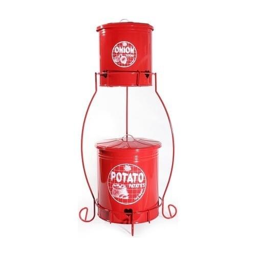 Gülen Metal Medium Potatoes Onion Set Red