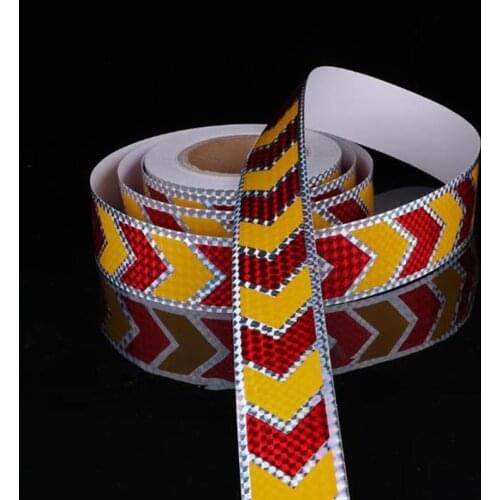 New Reflective Sticker Laser Arrows Reflective Strips Truck Bicycle Car Exterior Decoration Safety Mark Protective Accessories