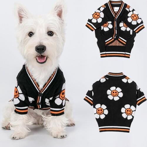 Dog Clothes For Cats Pet Sweater Sweatshirt With Print Winter Dachshund Chihuahua Pugs Sphinx Corgi Schnauzer Big Dogs A Small