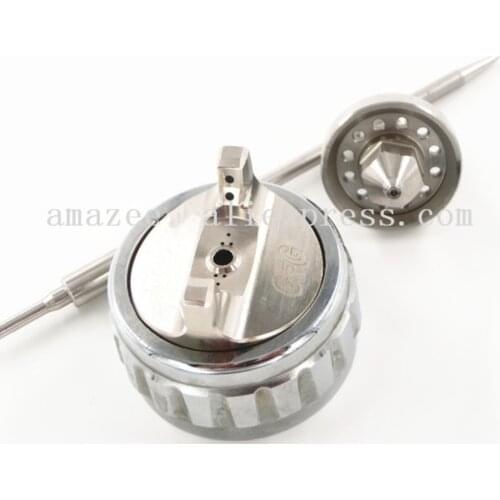 GFG pro spray gun, TT spray gun nozzle needle air cap kits 1.3/1.8mm GFG TT Spray Needle, Nozzle Flow cap apply GFG pray gun