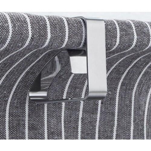 Portable Tablecloth Clip Convenient Non-slip Stainless Steel Windproof Table Cover Clamp for Outdoor Kitchen Cafe Desktop Decor