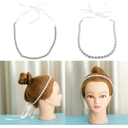 Luxury Rhinestone Bridal Wedding Dress Sash Belt Waistband Waist Ribbon 2019