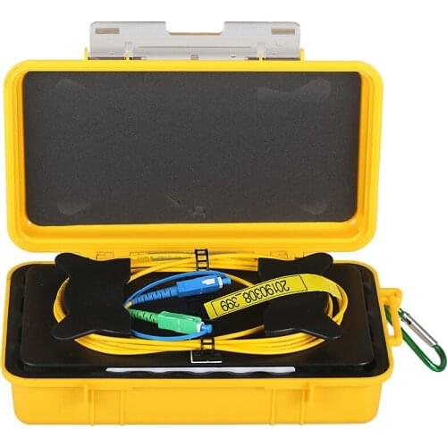 SC/UPC-SC/APC OTDR Dead Zone Eliminator,Fiber Rings ,Fiber Optic OTDR Launch Cable Box 1km SM 1310/1550nm tool