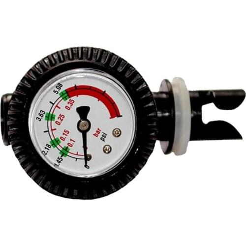 Accurate Inflatable Boat Kayak Surfing Board Air Pressure Gauge Valves Connector Stand Up Paddle Board Surfing Test Meter Tool