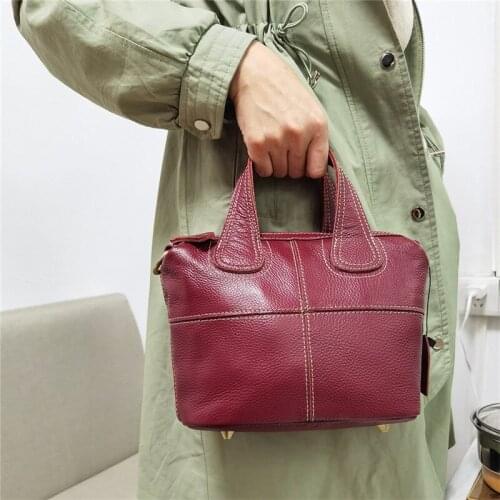 Woman Bag Women Shoulder Bag Large Capacity Bucket Handbags Quality Cow Leather Womens Totes Shopping Bag Bolsa Feminin