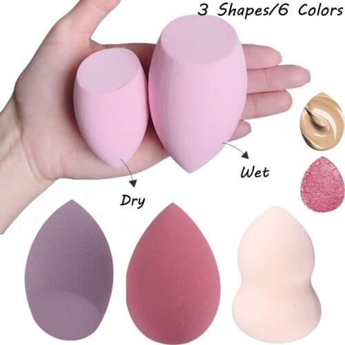 1/3 pcs Water Drop Makeup Egg Sponge Puff Set Face Foundation Powder Cream Blending Sponges Womens Cosmetic Tools