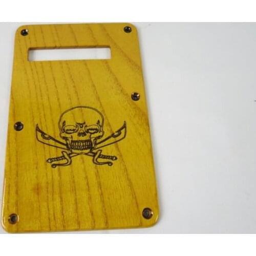 1PCS Hand-made solid wood ailanthus Guitar Tremolo Cover #2146