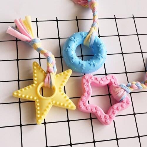 1pcs Pet Dog Toy Chew Squeaky Rubber Toys Vocal Molar Rubber Toy Funny Nipple Ball for Cat Puppy Baby Dogs Interactive Training