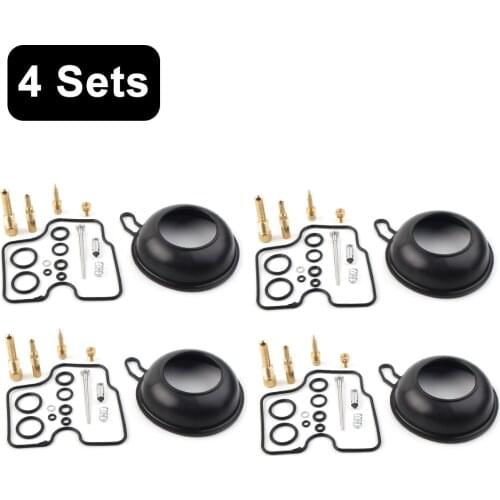 4set For Honda CB400SF NC31 Motorcycle Carburetor Rebuild Kit Plunger Vacuum Diaphragm