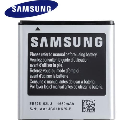 Samsung Original Battery EB575152LU For Samsung Galaxy S I9000 i9001 I9003 I589 I8250 I919 D710 I779 i9105 1650mAh Phone Battery