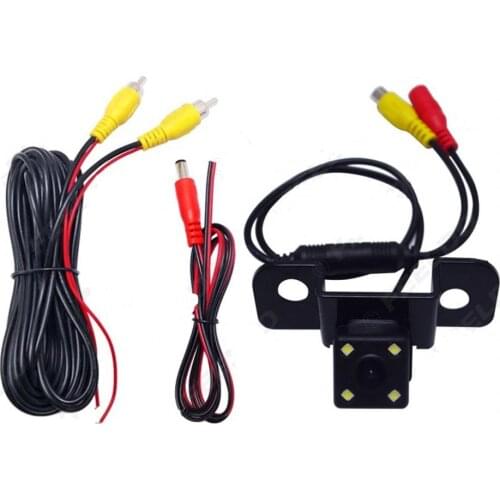 1 PCS HD Car Rear View Camera Backup NTSC Reverse Parking Camera With 4LED for T oyota Crown 2008-2009