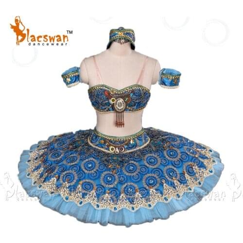 Blue Classical Ballet Tutu Costume BT891 Pancake Ballet Tutu For Girls Dancewear Girls Ballet Tutu Dress Tutu De Danse Classical