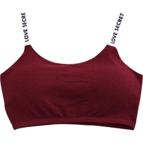 Ladies Chest Wrap Modal Removable Padded Bras Women Summer Brassiere English Letters Straps Fashion Bra