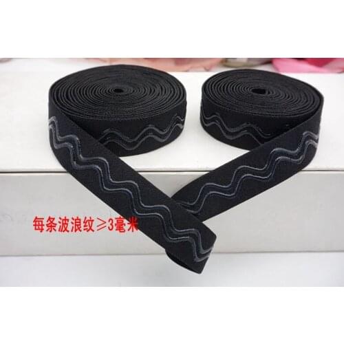 Black DIY garment accessorie 2cm Transparent Non-slip silicone Chest wrap Wedding dress for dress underwear bra free shipping