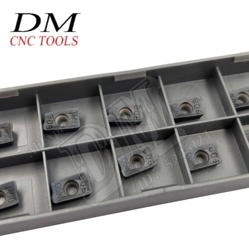 HM90 APKT1003PDR IC908 Indexable Carbide Insert Shoulder Milling Cutter Right Angle Milling Inserts Lathe Tools Metalworking