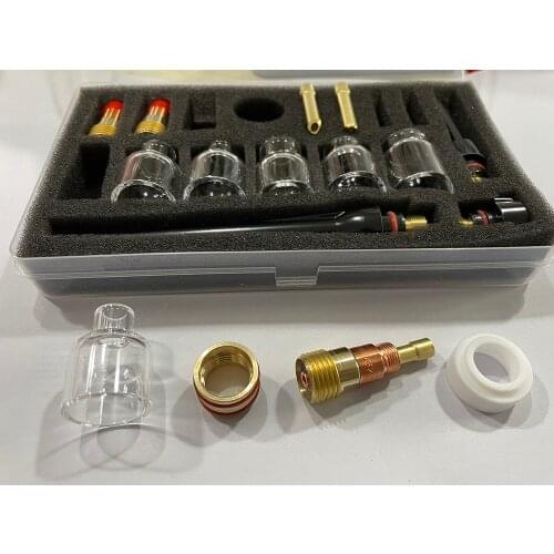 Pyrex Glass Cup Kit ,TIG Welding Cup tips For Tig welding Torch WP17/18/26