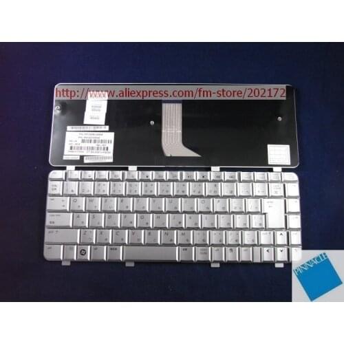 Brand New Silver Laptop Notebook Keyboard 486901-291 PK1303Y05W0 For HP Pavilion DV4 series Japan