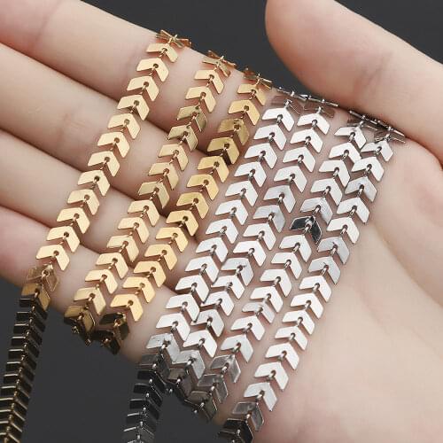 1Pcs Aircraft Leaves Chain Stainless Steel Choker Necklace Bohemian For Woman Collar Jewelry Wholesale Not allergic