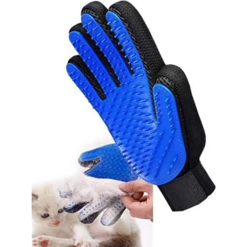 Glove for combing hair of cats and dogs / Slicker for animal hair / Brush mitten