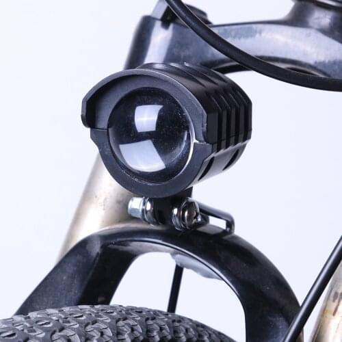 E-Bike Headlight Electric Bike LED Front Light E-Scooter Bicycle Motorcycle 2 in 1 Waterproof Horn Headlight 36V-60V Cycling