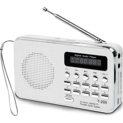 Portable Mini Am Fm Radio Stereo Speaker Support Sd/Tf Card With Usb