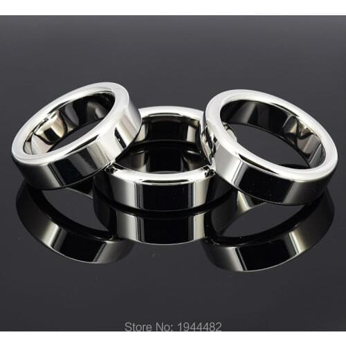 SODANDY Stainless Steel Cock Rings Metal Cockring Penisring For Men Penis Ring Penis Erection Enhancer Prolong Delay Rings Sex