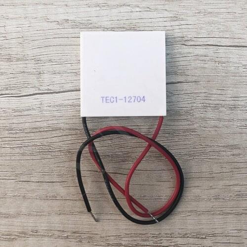 TEC1-12704 Semiconductor refrigeration sheet 12V large temperature difference thermoelectric refrigeration sheet 40*40mm