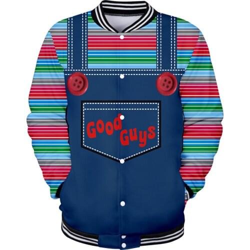 The evil Good Guys toy 3d Jacket men/women halloween Chucky print 3d hoodies sweatshirt casual plus size tracksuit tops clothes