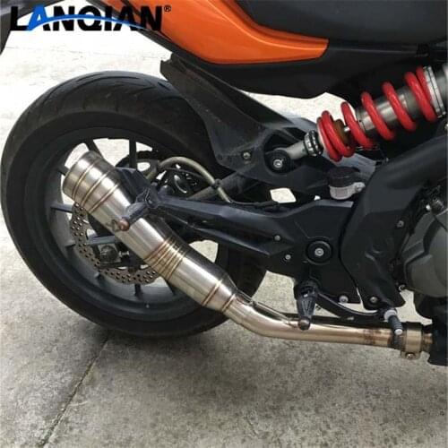 Motorcycle muffler stainless steel exhaust Motorcycle Muffler exhaust pipe For aprilia RSV4 1000 2015 RRSHIVER / GT2007-2016