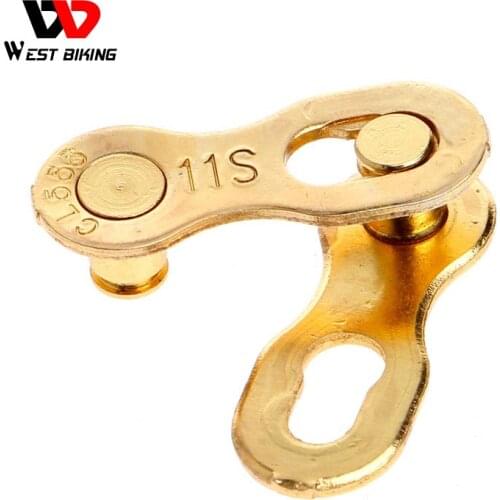 WEST BIKING Cycling Chain Connector MTB Quick Link Bike Chain for 6/7/8/9/10/11 Speed Bicycle Chain Master Link Joint Connector