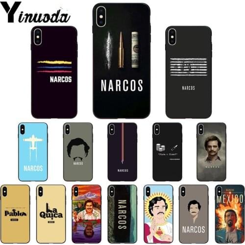 Yinuoda Narcos TV series Pablo escobar High Quality Silicone Phone Case for iPhone 11 pro XS MAX 8 7 6 6S Plus X 5 5S SE XR case