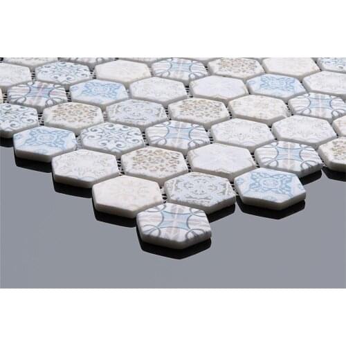 Glass mosaic tiles for interior wall , kitchen backsplash