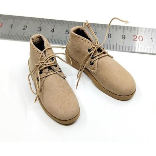 1/6th WWII 1942 UD9003 British Colonel Mayne Royal Air Service Regiment Flare Fashion Leather Combat Hollow Shoe For 12inch Doll