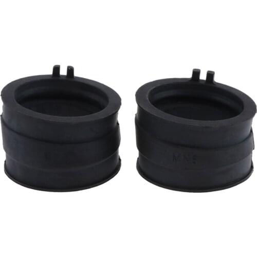 2 Pack) Carb Intake Manifold Boots Kit Fits For VT600 VT750