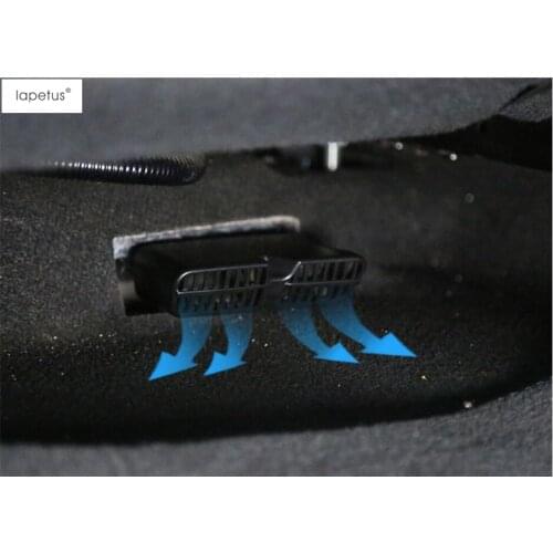 Accessories For Honda Civic 2016 - 2020 Seat Under Air Conditioning AC Vent Outlet Dust Plug Protector Molding Cover Kit Trim