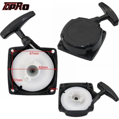 TDPRO 33cc-49cc 2 Stroke Mini Recoil Pull Start Starter For Pocket ATV Dirt Bike Mini Quad Chopper Scooter 33cc 43cc 47cc 49cc