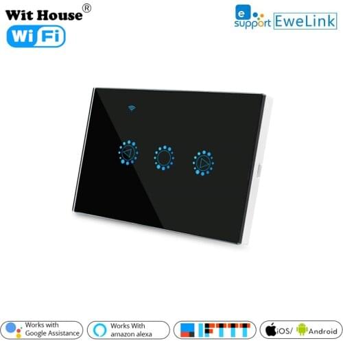Ewelink Dimmer Smart Wifi Switch 220V/110V Dimmable Touch Light Switch With Bulb Works With Echo Alexa Google Assistant