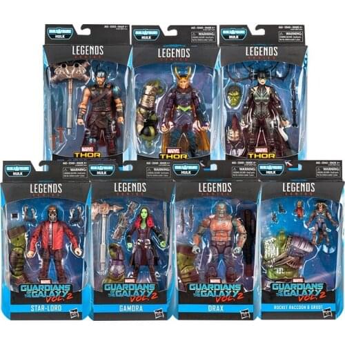 Hasbro Genuine Marvel Legends Thor Loki Gamora Drax Joints Movable Action Figure Model Toys