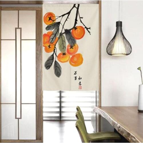 Chinese door curtain partition bedroom kitchen screen toilet half cloth curtain household decoration hanging portiere