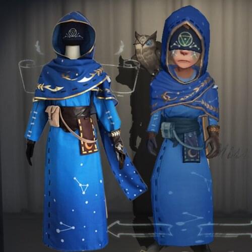 Game Identity V Cosplay Costumes Survivor Seer Eli Clark Cosplay Costume Lifted Skin Uniforms Clothes Suits Outfits Wears Cloaks