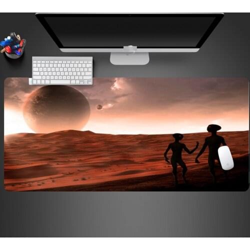 Mysterious Creative Space Desert Mouse Pad Super Cool Rubber Large Mouse Pad PC Computer Gaming Mousepad Game Accessories Pad