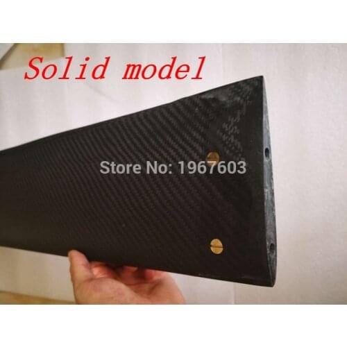 3K pure Carbon Hydrofoil Mast Carbon Mast for A K S F L Hydrofoil Surfing