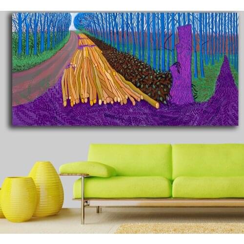 Fashion Oil Painting WINTER TIMBER Paiting Home Decor On Canvas Modern Wall Art Canvas Print Poster Canvas Painting No Frame