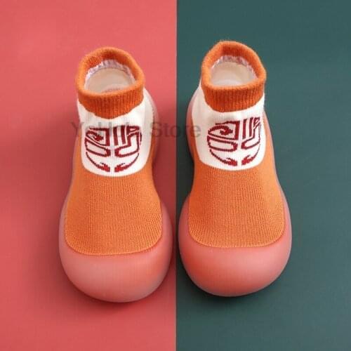 Fashion Baby Boys Girls Toddlers Socks Shoes Non-Skid Indoor Kid Floor Slipper Children Breathable Soft Knitted Booties Unisex