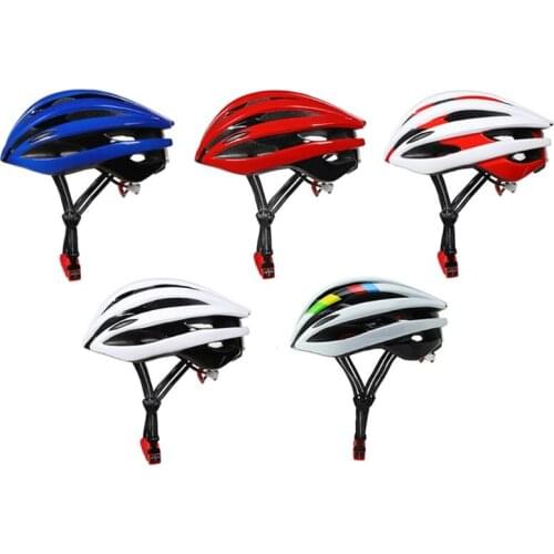 Men Women Unisex LED Light MTB Bike Helmet Adventure Mountain Riding Bicycle Cycling Safety Cap