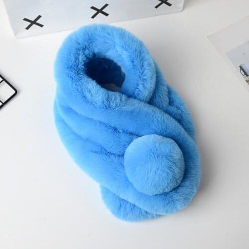 New Luxury Winter Warm Fur Scarves Faux Fur Collar Coat Women Scarf Warm Hairy Soft Shawl Hooded Fur Decor For Jackets