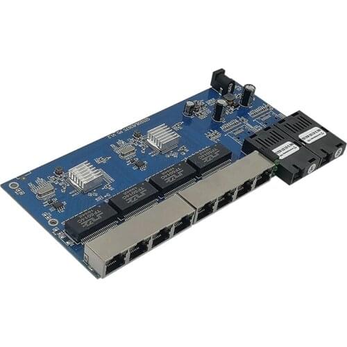 Reverse POE 10/100/1000M RJ45 8-Port and SC Optical 2-Port Ethernet Switch